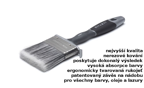 Anza PLATINUM ŠTETEC PLOCHÝ (popis)